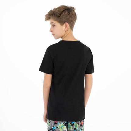 T-shirt Hurley One and Only Logo pour grands garçons, Noir, L