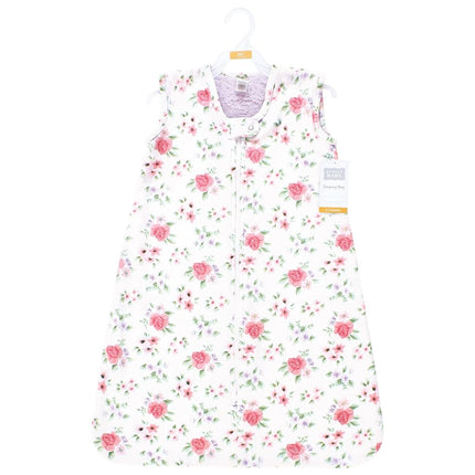 Gigoteuse unisexe en fausse fourrure peluche Hudson Baby, couverture portable, motif floral vintage, 12-18 mois