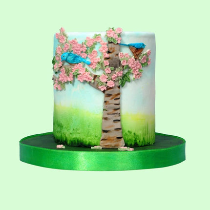 Katy Sue 'Blossoms & Birds' Silicone Mold for Cake Decorating & Crafts