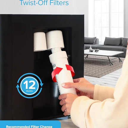 Brio NFMRO75GPD Water Filter, Polypropylene, White