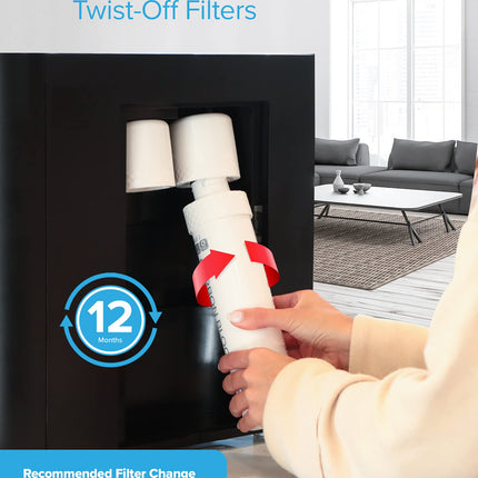 Brio NFMRO75GPD Water Filter, Polypropylene, White