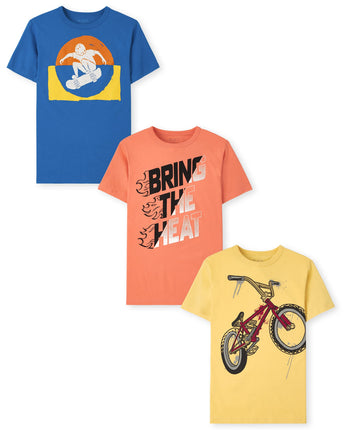 The Children's Place Boys Short Sleeve Graphic T-S