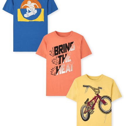 The Children's Place Baby Boys' Sports Short Sleev