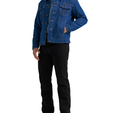 Wrangler Men's Cowboy Cut Western Unlined Denim Jacket Outerwear, XL