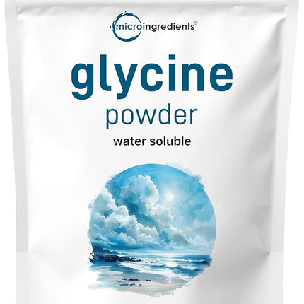 Micro Ingredients Glycine Powder, 1KG (2.2 Pounds)