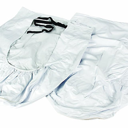 Camco 45325 Vinyl Wheel & Tire Protector, 2 pack (36 inches-39 inches, White)