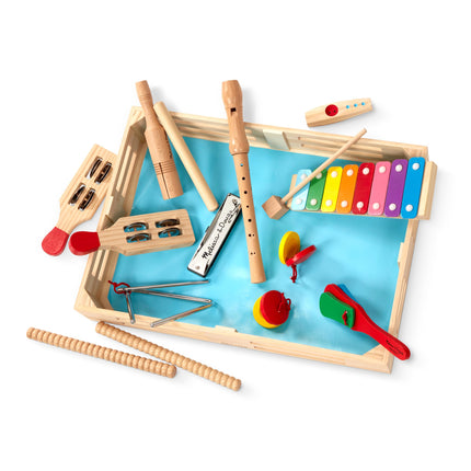 Melissa & Doug Deluxe Band Set with Wooden Musical