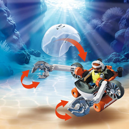 PLAYMOBIL Promo Pack, Treasure Hunt with Submarine, Toy from 4 Years, Gift for Children, Promotes Creativity & Adventure, Underwater Adventure with Figures & Accessories, 71860