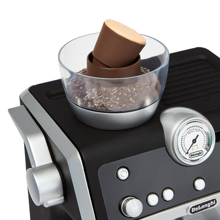 Casdon De'Longhi Toys. Barista Coffee Machine. Toy Kitchen Playset for Kids with Moving Parts, Realistic Sounds and Magic Coffee Reveal. for Children Aged 3+