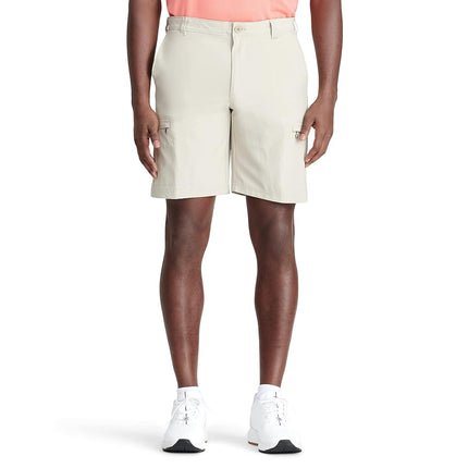 Izod Men's Golf Swingflex Cargo Short, Red Khaki, 29