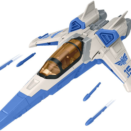 Buzz Lightyear Disney and Pixar Lightyear Toys, XL-15 Spaceship Vehicle with Buzz Lightyear Action Figure and Projectiles, Blast and Battle Pack