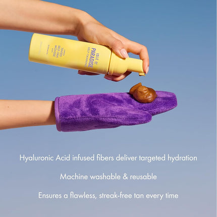 Isle of Paradise Bronzed 3 Piece Self-Tanning Set, Medium Self-Tan Drops, Express Tinted Self-Tan Mousse, Streak-Free Tanner, Hydrating Formula with Hyaluronic Acid & Niacinamide