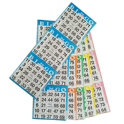 American Games Bingo Paper Game Cards - 3 Cards - 
