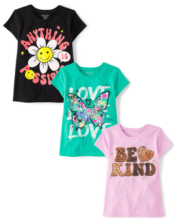 The Children's Place Girls' Kindness, Love, Equali