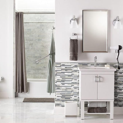 Moen YB5103CH Voss Gancho doble para batas, Cromo