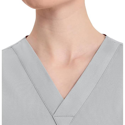 Dickies Men's signature Medical Scrubs Shirt, Grey, L UK