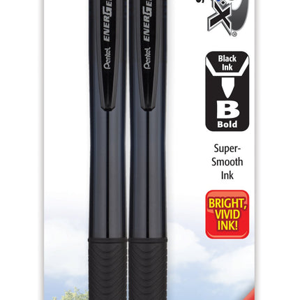 Pentel EnerGel-X Retractable Liquid Gel Pen, 1.0mm