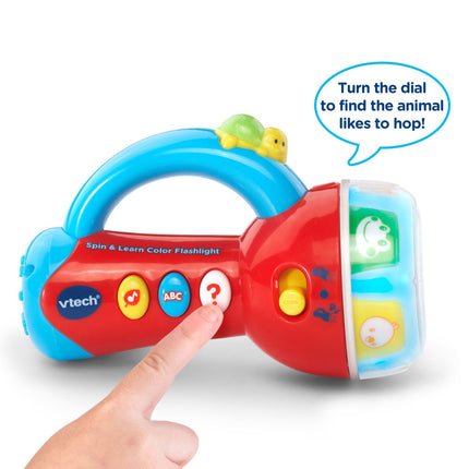 VTech, Linterna Giratoria de Aprendizaje con Colores, Juguete para Bebés y Niños Pequeños, Plástico, Varios Colores