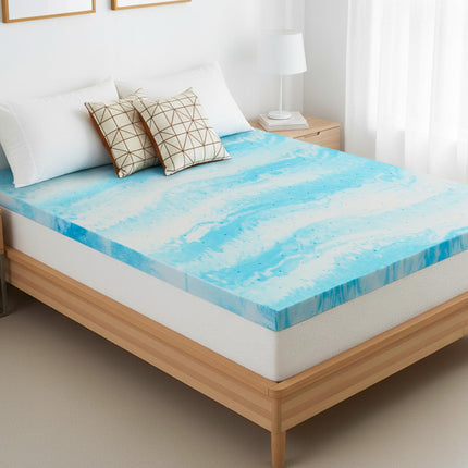 Memory Foam Mattress Topper Twin - 2 Inch Gel Infu