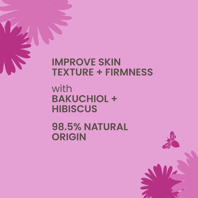 Sérum booster raffermissant Burt's Bees, Bakuchiol et Hibiscus, 29 ml