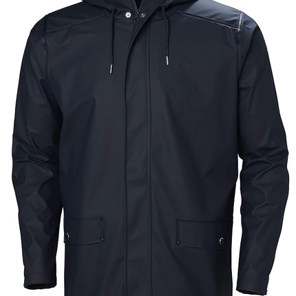 Helly Hansen Men's Moss Rain Coat, Navy, M