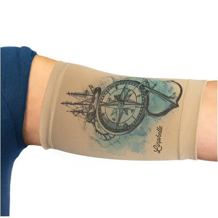 Linphelle Coverpicc - Upper Arm Cover for Picc Line, Soft Microfiber Arm Sleeve, Ideal for Picc Line, Glucose Sensor, Compass, XL