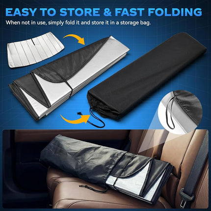 TATMAKLOONG Windshield Sun Shade for Le-xus RX RX350/RX450h 2016-2022