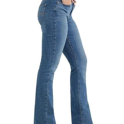 Lee Women's Ultra Lux Comfort with Flex Motion Bootcut Jean, Majestic, 12 Short