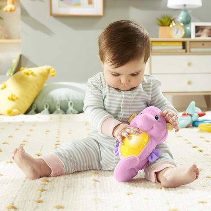 Fisher Price FISHER-PRICE Soothe & Glow Seahorse Pink Plush Toys