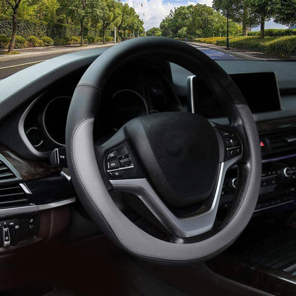 Valleycomfy Microfiber Leather Steering Wheel Cove