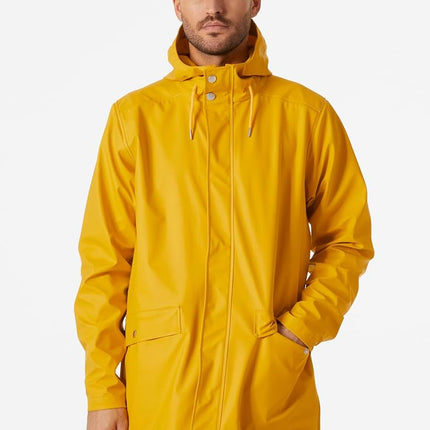 Helly Hansen Men's Moss Rain Coat, Essential Yellow, S