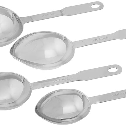 ExcelSteel 4 Piece Heavy Duty Stainless Steel Meas