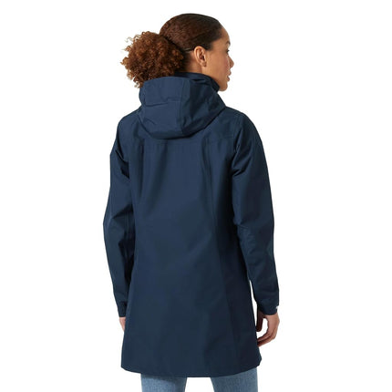Helly Hansen Women's W Aden Long Coat, Navy, 5XL