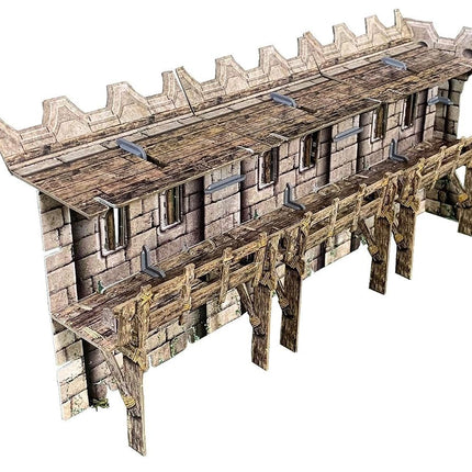 Battle Systems – Modular Fantasy Scenery – Perfect for Roleplaying and Wargames - Multi Level Tabletop Terrain for 28mm Miniatures – Colour Printed Model Diorama – (Citadel)
