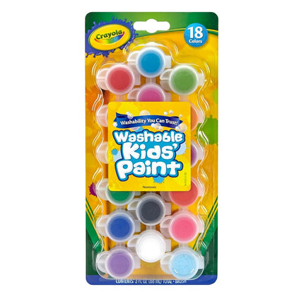 CRAYOLA 18ct Washable Kids Paint Pots
