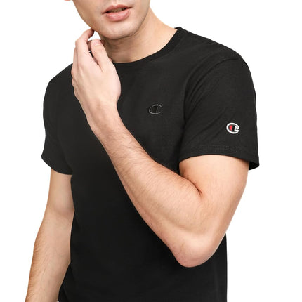 Champion Men's Classic Jersey T-Shirt, Black, Large