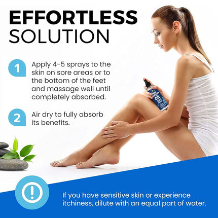 Essentially Based Magnesium Oil Spray | 236ml | Magnesium Spray for Muscles, Restless Legs & Aching Joints | Improve Sleep & Reduces Migraines | Transdermal Magnesium | Magnesium Chloride Oil