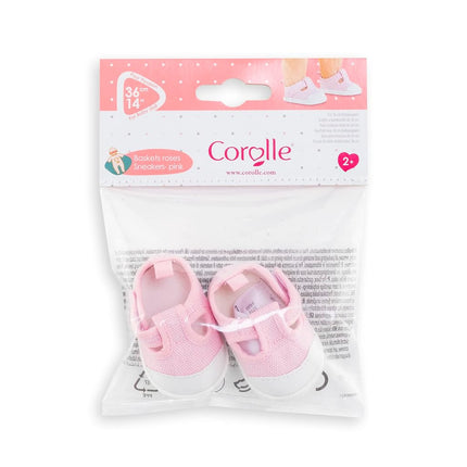 Corolle - Pink Sneakers, Shoes for Doll 36 cm, from 2 Years, 9000141510