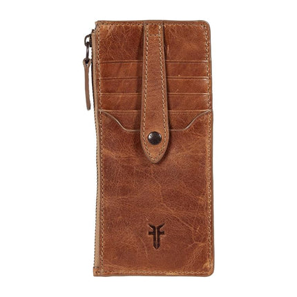 FRYE Women's Melissa Snap Card Wallet, Beige, One Size
