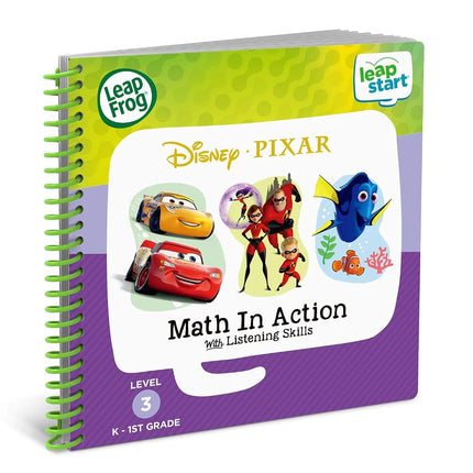 LeapFrog Leapstart Activity Book 3D Pixar Math in Action with Listening Skills