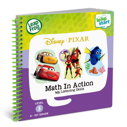 LeapFrog Leapstart Activity Book 3D Pixar Math in Action with Listening Skills