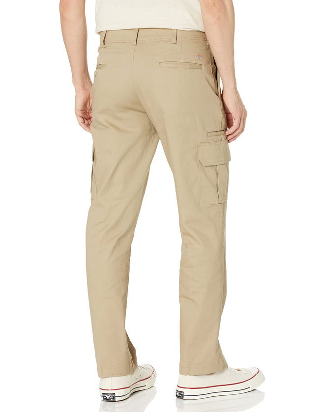Dickies Pantalones Cargo Rectos de Hombre, Arena del Desierto, Arena del Desierto, 36W x 32L