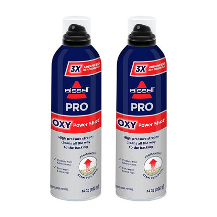 Bissell Professional Power Shot Oxy Carpet Spot & Stain Remover, 14 oz (Pack of 2), 95C9L