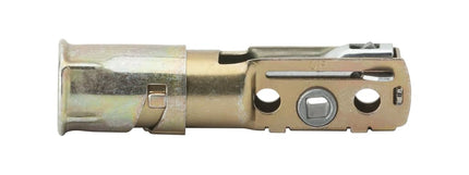 Kwikset 83186-001 Adjustable Drive-in Deadbolt Replacement Latch, Brass