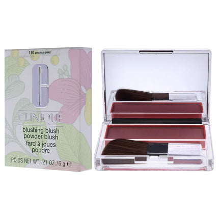 Clinique Blushing Powder With Brush, 110 Precious Posy, 6g