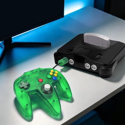 Hyperkin "Captain" Premium Controller for N64 (Lime Green) - Nintendo 64