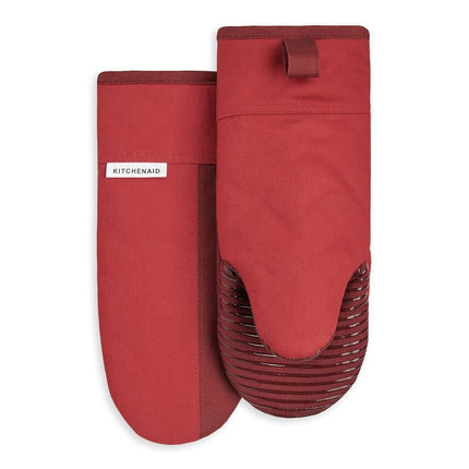 KitchenAid Beacon Two-Tone Non-Slip Oven Mitt Set,