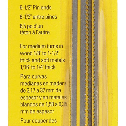 Stanley Hand Tools 15-061 6-1/2" 15 TPI Coping Saw