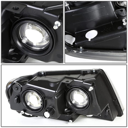 DNA Motoring HL-OH-JGC99-CH-AM Chrome Amber Headlights Assembly Replacement Compatible with 99-04 Jeep Grand Cherokee