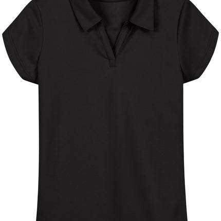 Nautica Girls' School Uniform Short Sleeve Perform